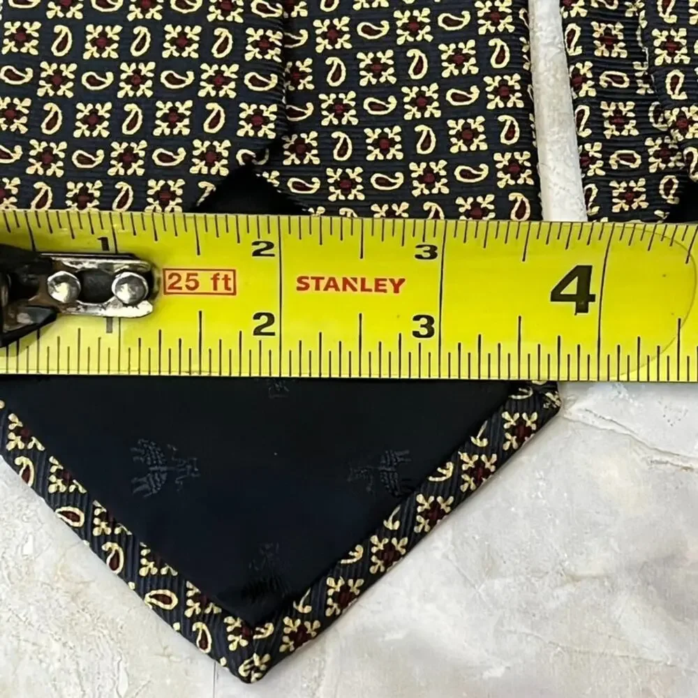 Brooks Brothers Makers Mens' All Silk Necktie Paisley Geometric